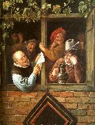 Jan Steen Rhetoricians at a Window oil